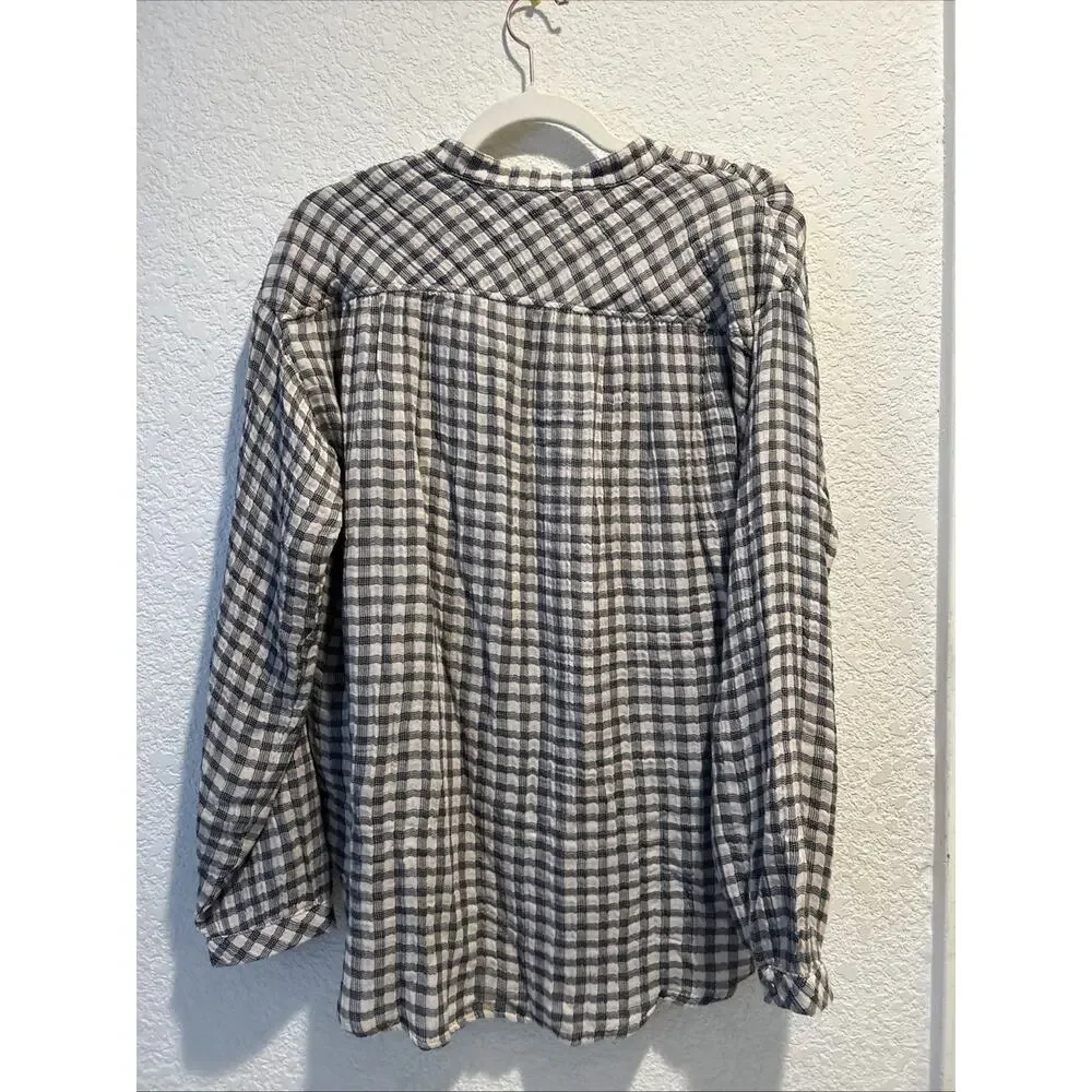 Bella Dahl Solisa Blouse Off-White Size Small - Picture 5 of 5